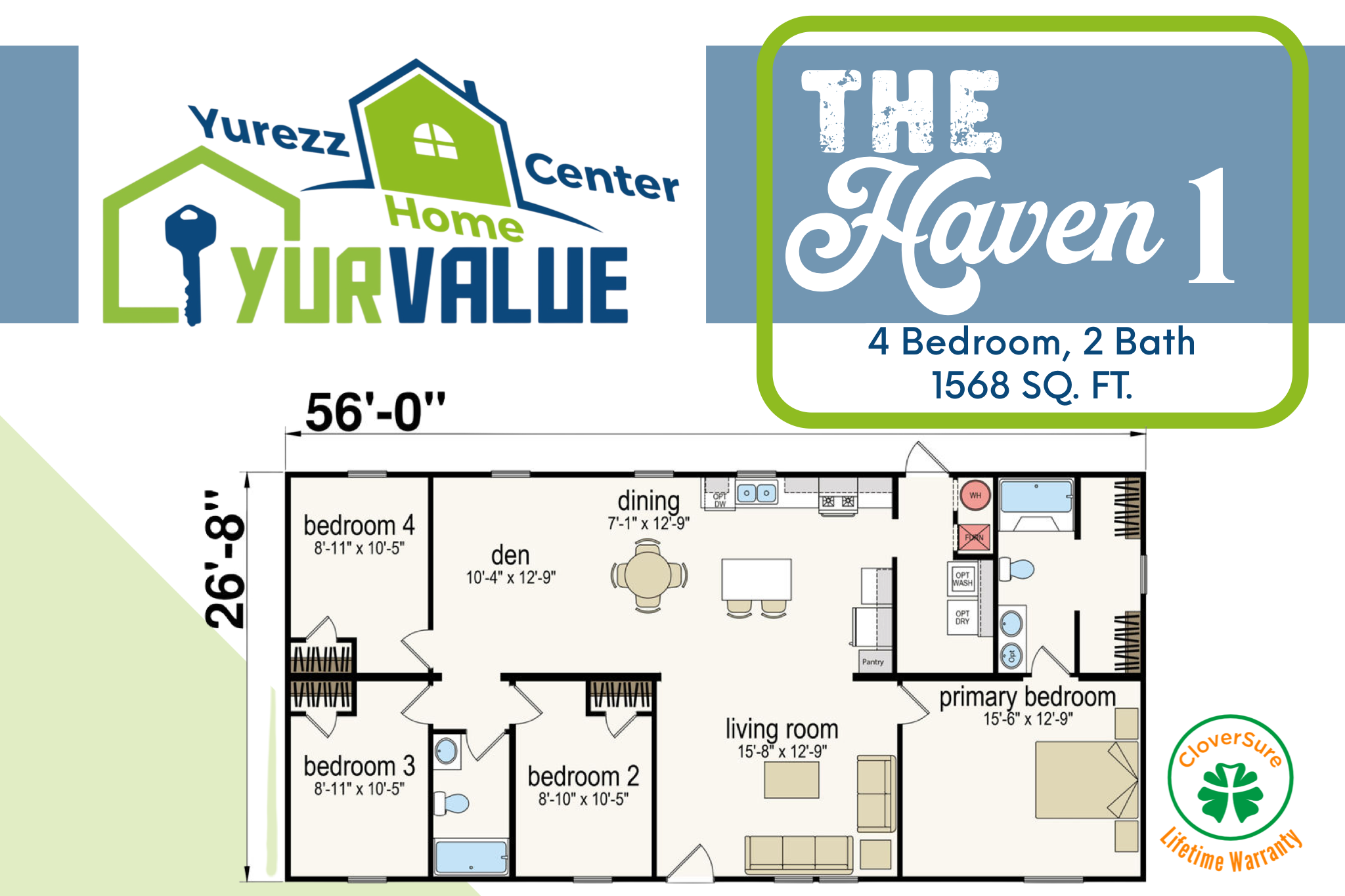 haven 1 floorplan - Yurezz Home Center - YurValue.com