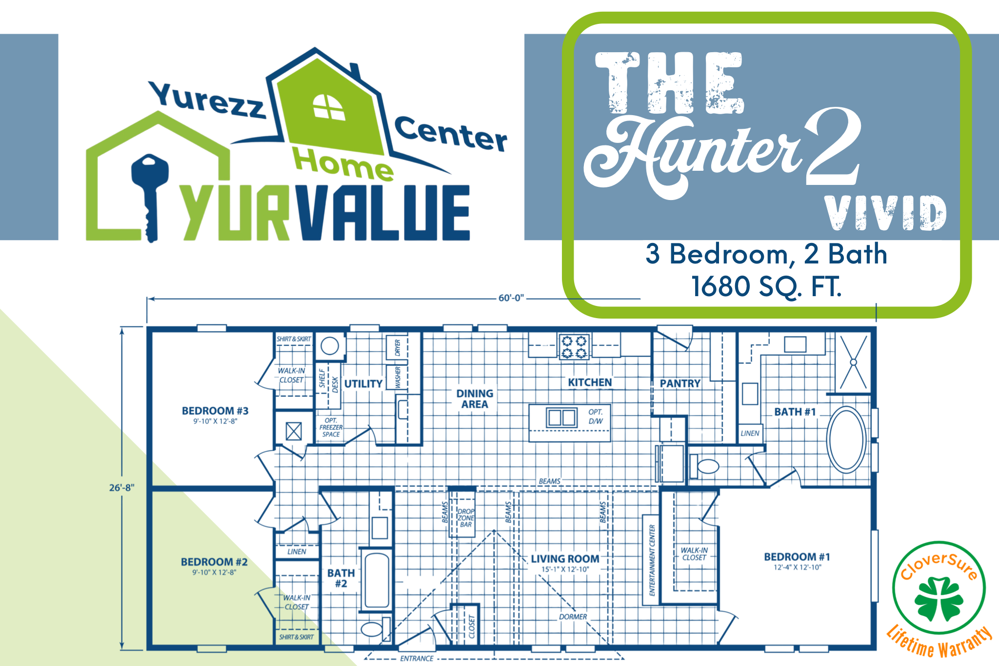 hunter 2 floorplan - Yurezz Home Center - YurValue.com