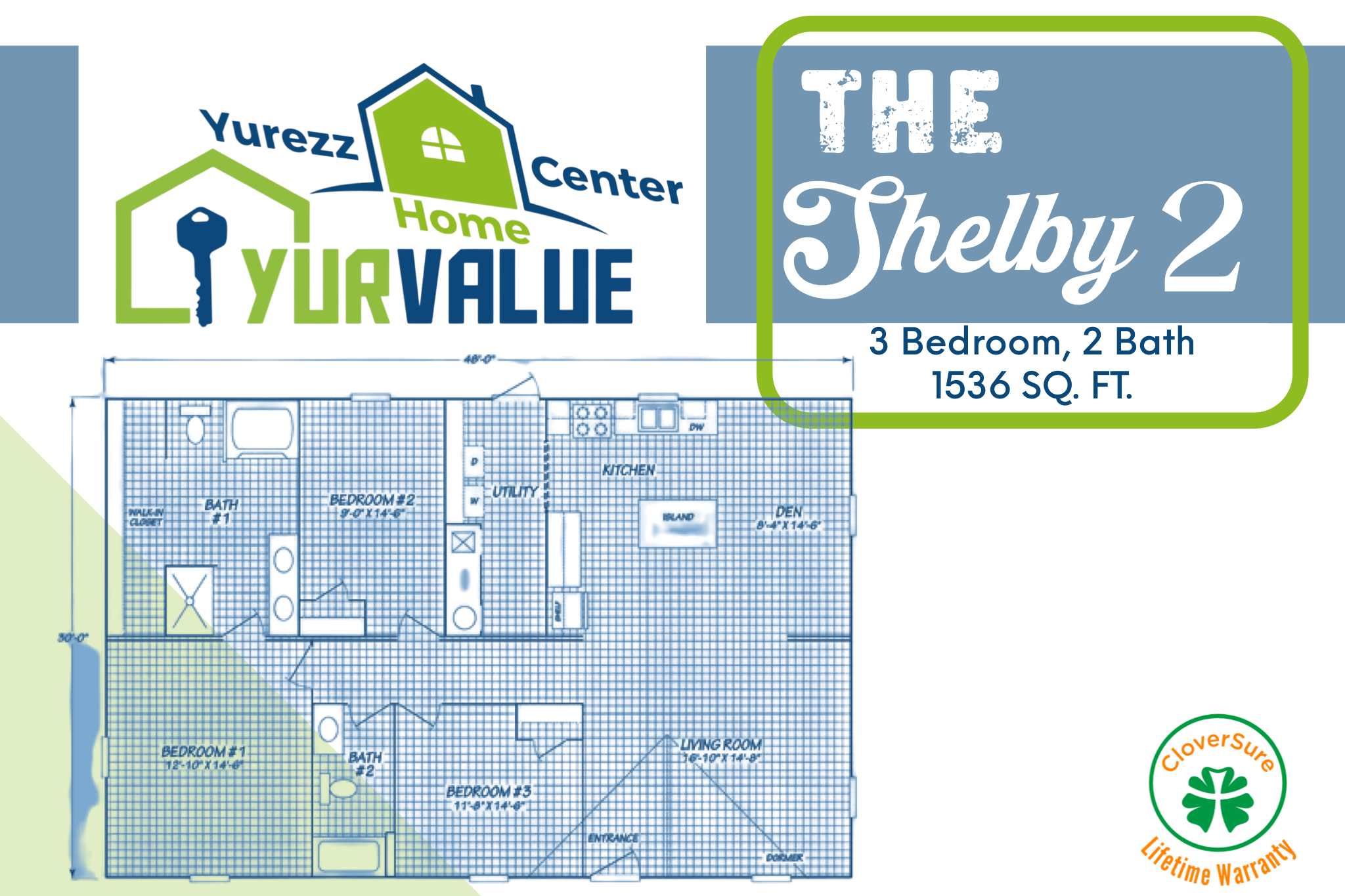 shelby 2 floorplan - Yurezz Home Center - YurValue.com