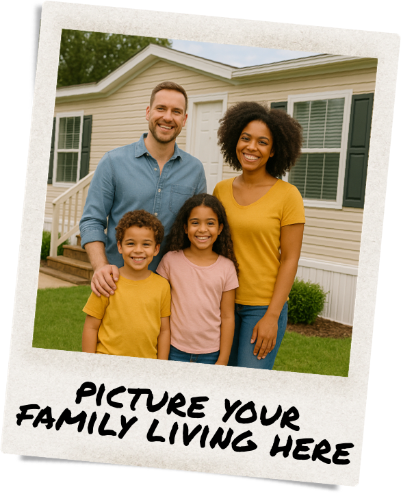 Picture your family living here in a move in ready manufacture home - YurValue.com By Yurezz Home Center